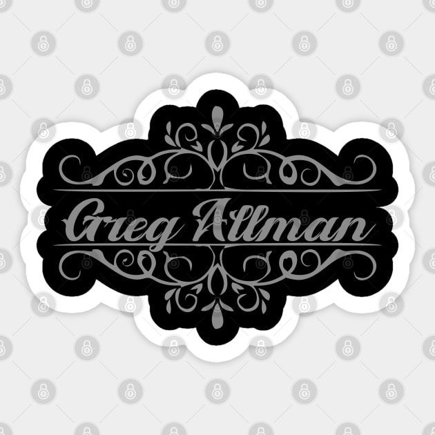 NIce Greg Allman Sticker by mugimugimetsel